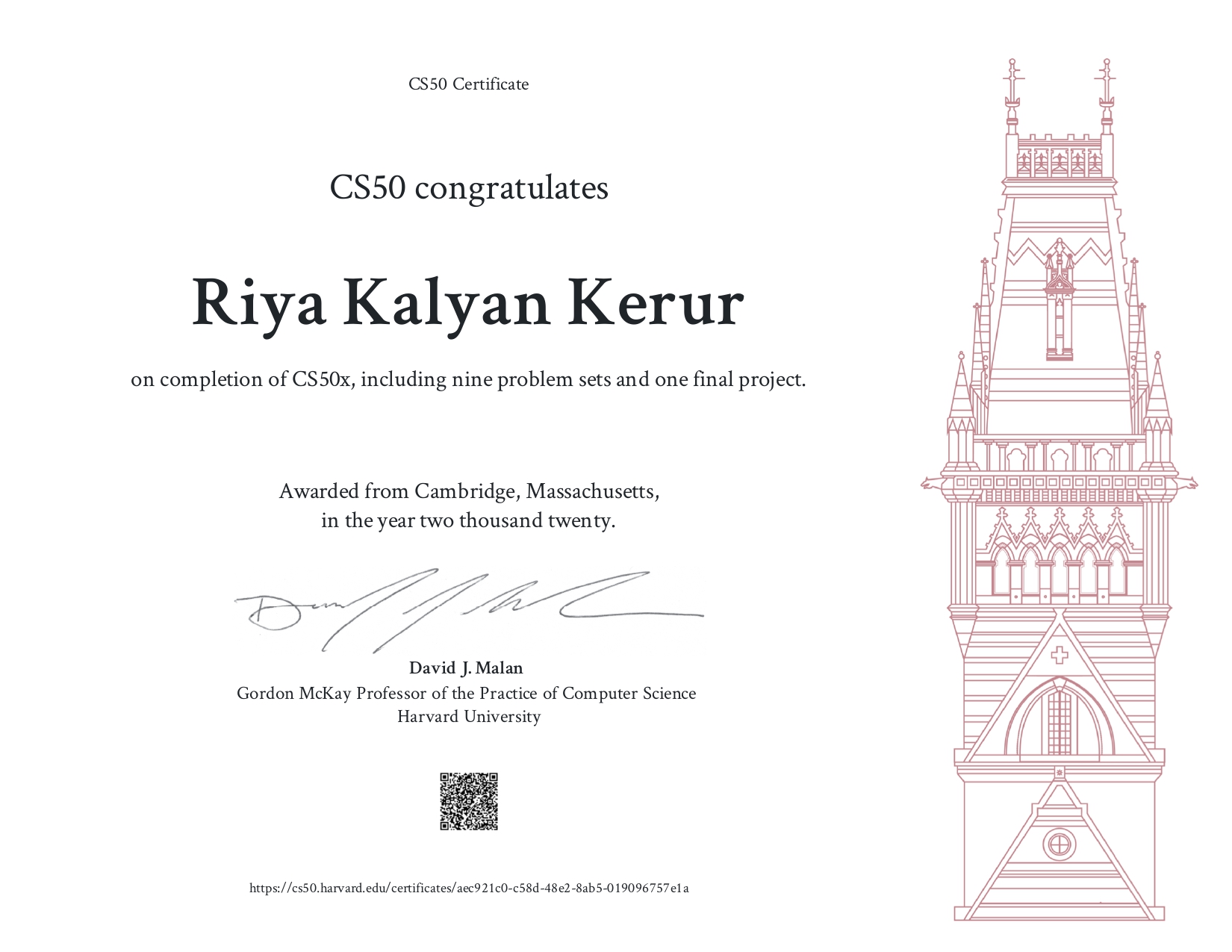 Certification Image